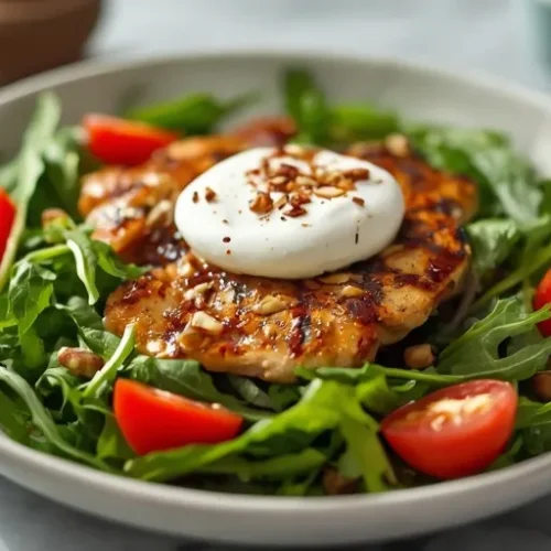 Chicken Burrata Salad recipe