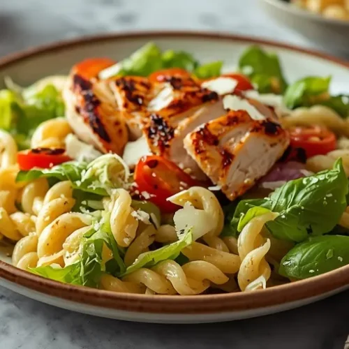 Chicken Caesar Pasta Salad recipe