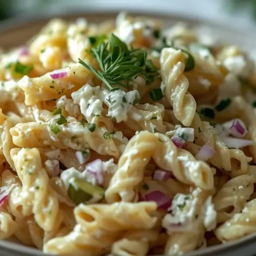 Dill Pickle Pasta Salad recipe