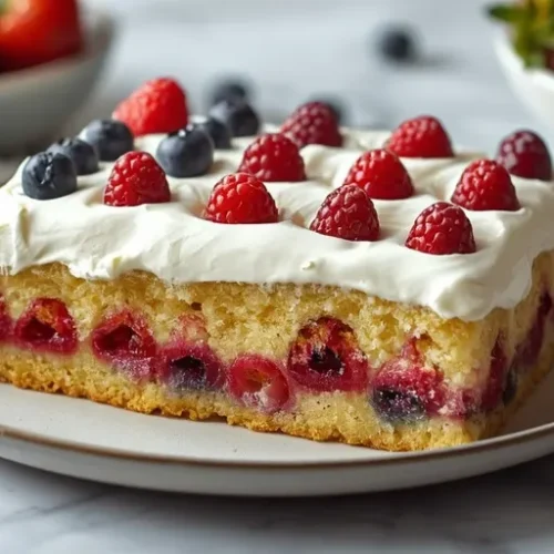 fresh berry flag cake recipe