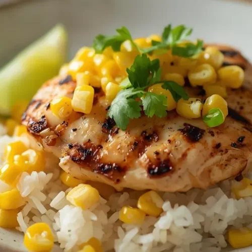Honey Lime Chicken Corn Bowls recipe