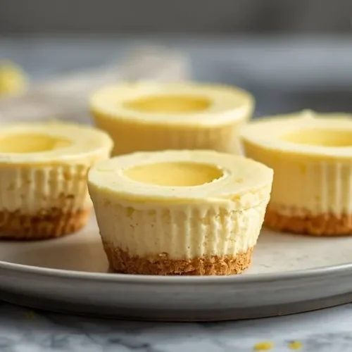 No Bake Lemon Cheesecake Cups recipe