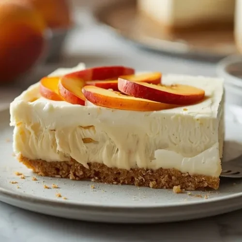 Peach Icebox Cake recipe