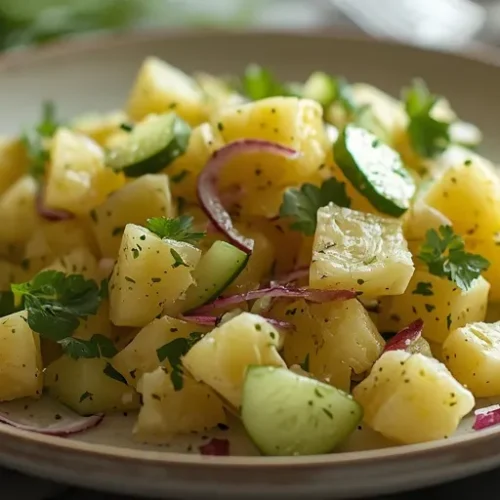 Pineapple Cucumber Salad recipe