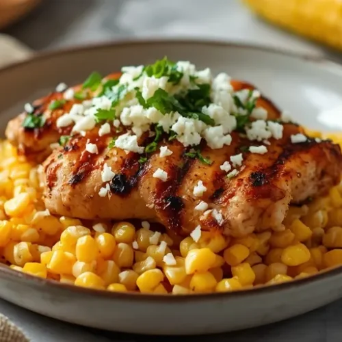 Street Corn Chicken Bowl recipe