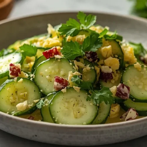 Tahini Cucumber Salad recipe