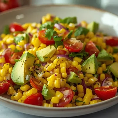 Avocado Corn Tomato Salad recipe