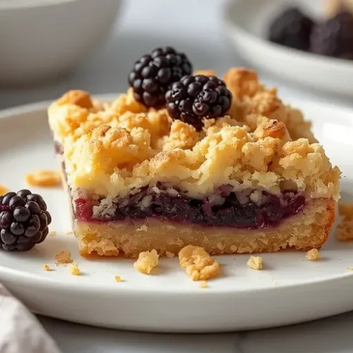 Blackberry Crumb Bars recipe