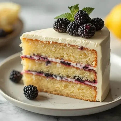 Blackberry Lemon Layer Cake recipe