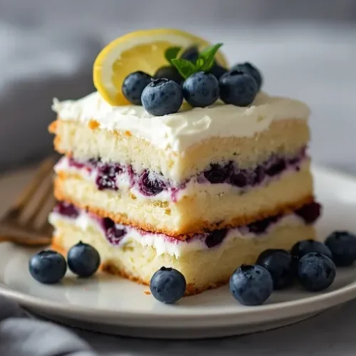 Blueberry Lemon Cream Trifle recipe