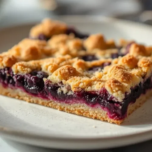 Blueberry Streusel Bars recipe