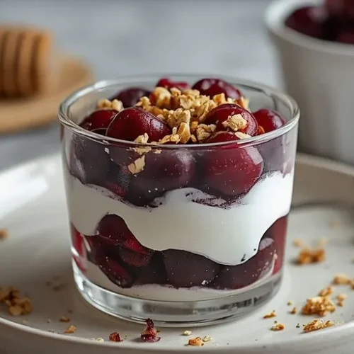 Cherry Greek Yogurt Parfait recipe