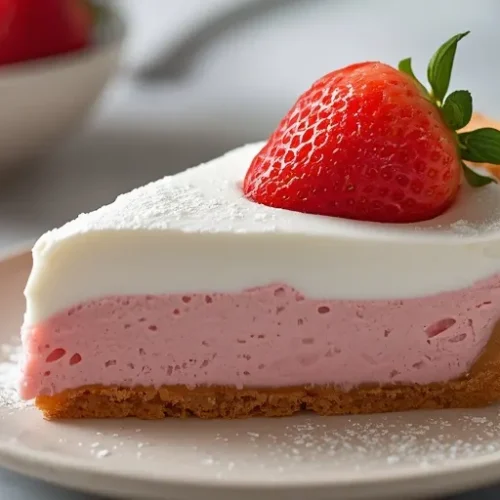 Frozen Strawberry Lemon Pie recipe