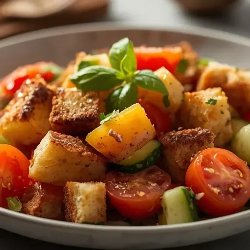 Heirloom Tomato Panzanella recipe