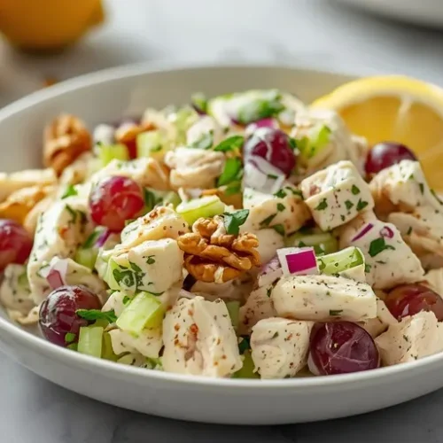 High Protein Greek Yogurt Chicken Salad recipe