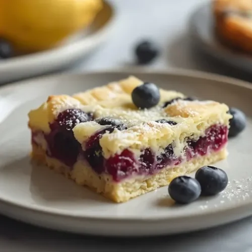 Lemon Blueberry Bars recipe