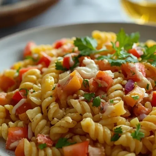 Mexican Street Corn Pasta Salad recipe