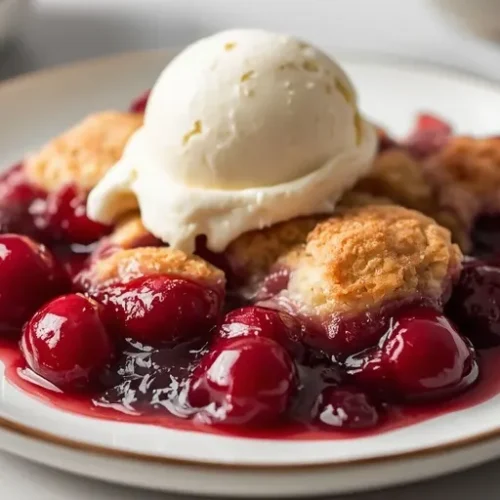 Old Fashioned Cherry Cobbler recipe