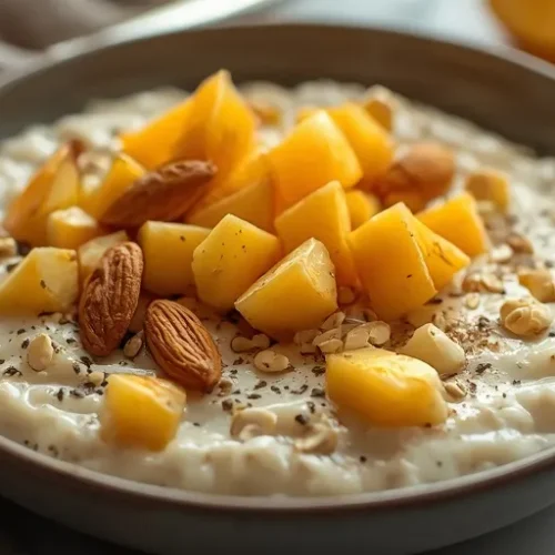 Peach Overnight Oats recipe