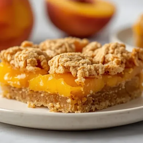 Peach Streusel Bars recipe