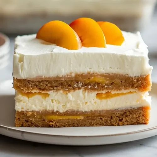 Peaches And Cream Icebox Cake recipe