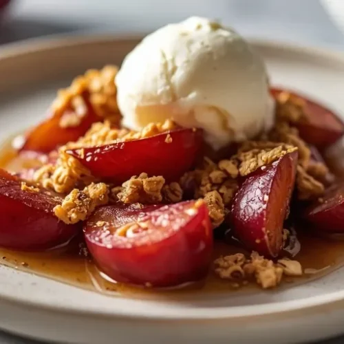 Plum Crisp recipe