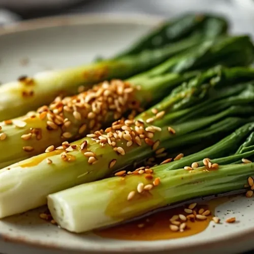 Air Fryer Sesame Bok Choy recipe