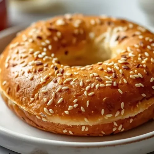 High Protein Cottage Cheese Bagels recipe