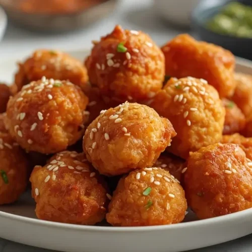 Air Fryer Buldak Chicken Bites recipe