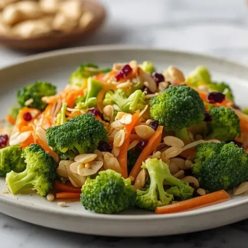 Broccoli Crunch Salad with Sunflower Seeds recipe