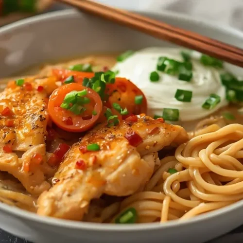 Creamy Chicken Ramen recipe