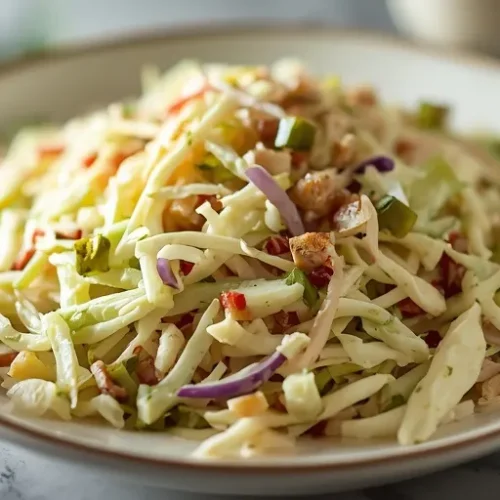 Creamy Dill Pickle Slaw recipe