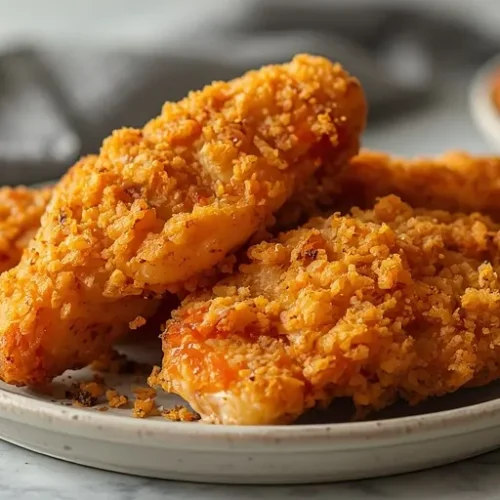 Crispy Hot Honey Air Fryer Chicken recipe