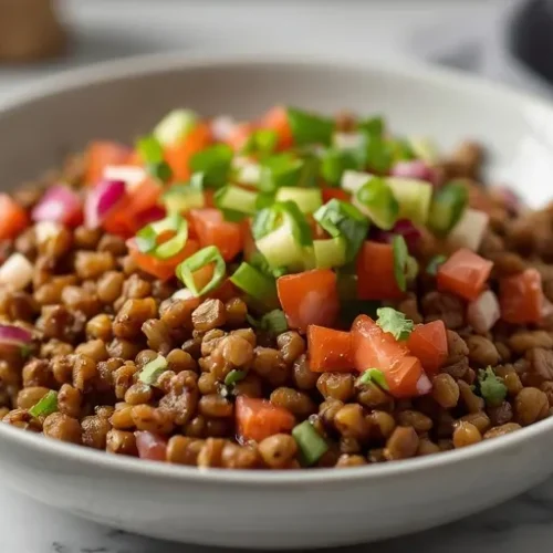 Lentil Taco Salad Bowls recipe