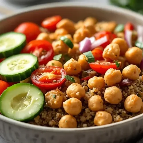 Mediterranean Whole Grain Bowls recipe
