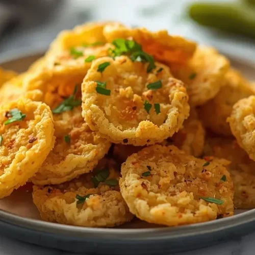 Parmesan Air Fryer Pickle Chips recipe