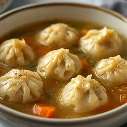 Savory Cabbage Dumpling Soup recipe