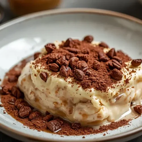 Tiramisu Protein Overnight Oats recipe