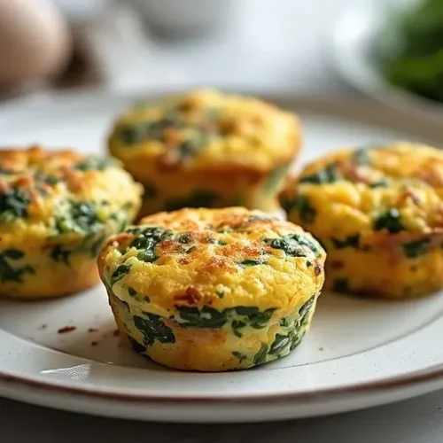 Turkey Sausage Egg Muffins with Spinach recipe