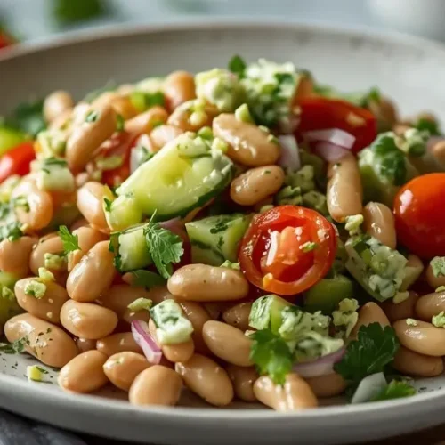 White Bean Green Goddess Salad recipe