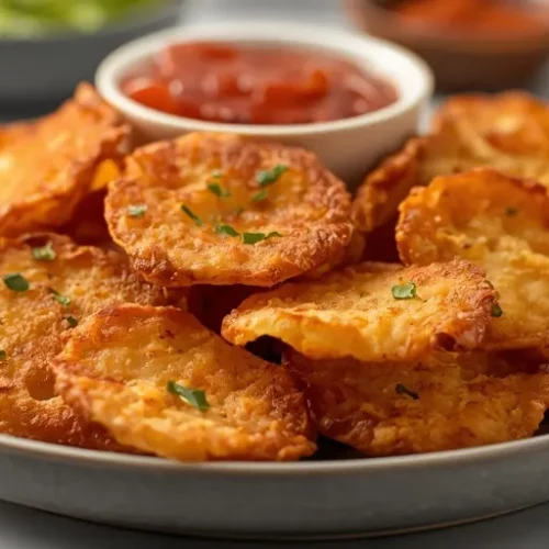 Air Fryer Cottage Cheese Chips recipe