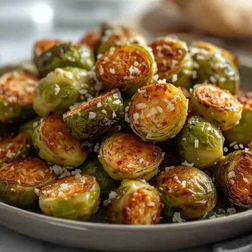 Air Fryer Crispy Brussels Sprouts recipe
