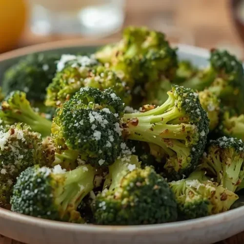 Air Fryer Parmesan Broccoli recipe