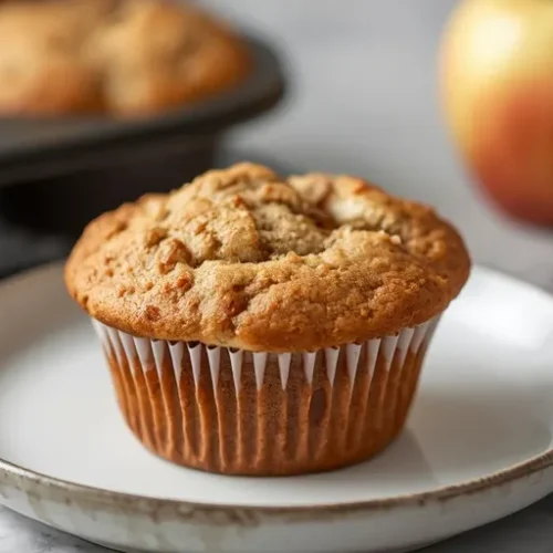 Apple Cinnamon Cottage Cheese Muffins recipe
