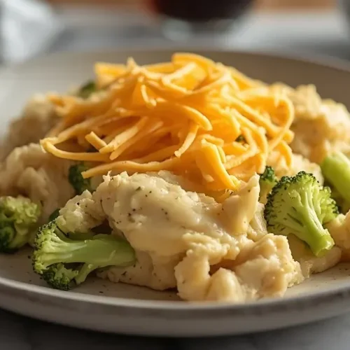 Broccoli Cheddar Chicken Casserole recipe