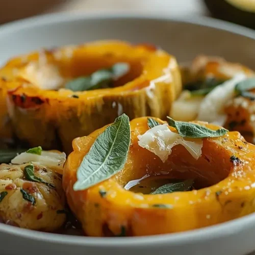 Brown Butter Sage Acorn Squash recipe