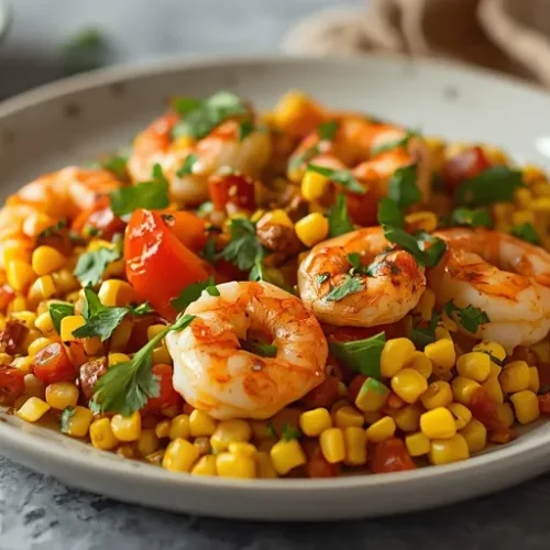 Cajun Shrimp and Corn Skillet recipe