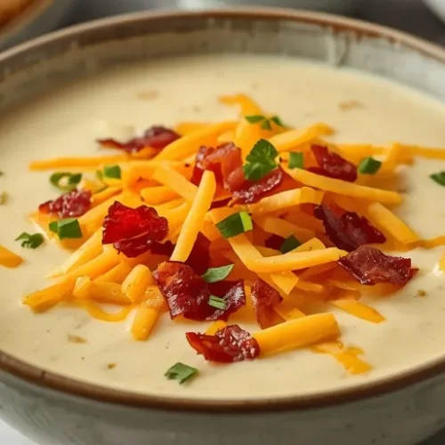 Cheesy Loaded Potato Soup recipe