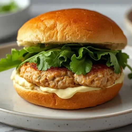 Chicken Caesar Smash Burgers recipe
