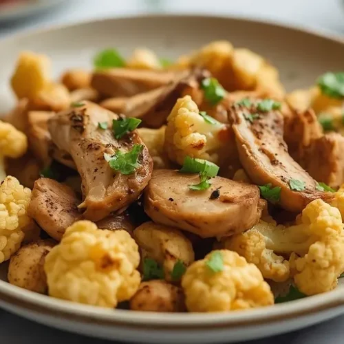Chicken Shawarma Cauliflower Bowls recipe